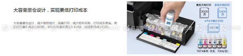 爱普生 EPSON A4墨仓式照片喷墨打印机 L805 爱普生 EPSON A4墨仓式照片喷墨打印机 L805