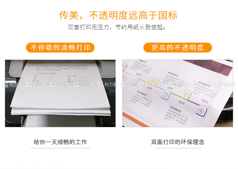 传美 TRANSMATE 2000 复印纸 A4 70g  500张/包