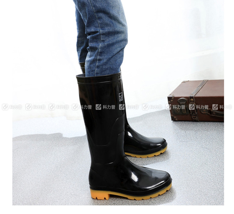 强鹰 长筒耐酸碱雨鞋 28CM 41码 (蓝色)
