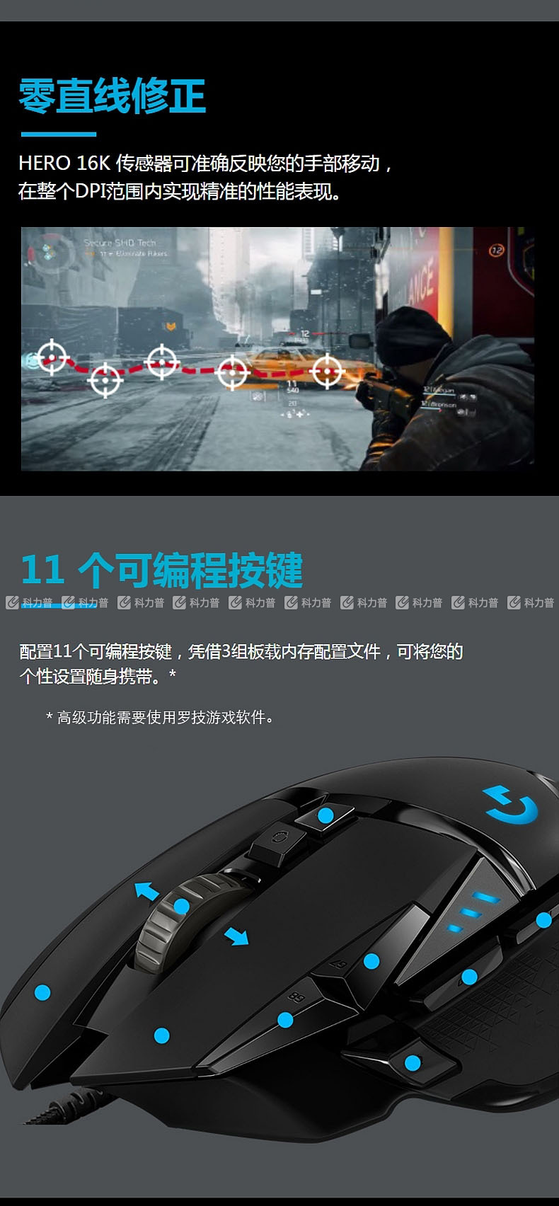 罗技 Logitech 有线鼠标 G502 (黑色) 罗技 Logitech 有线鼠标 G502 (黑色)