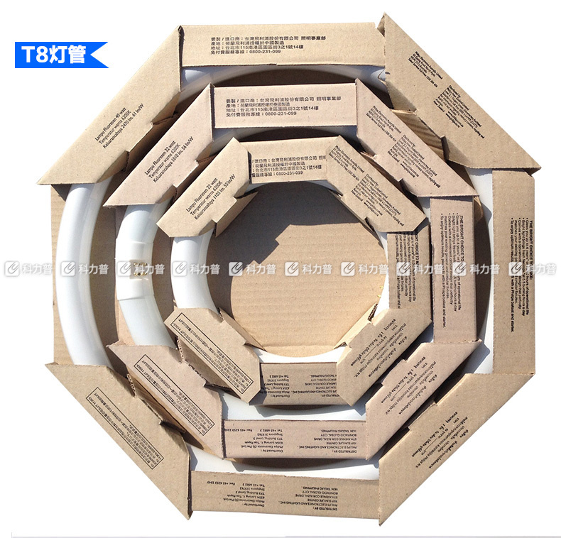 飞利浦 PHILIPS 环形灯管 T5/6500K/40W 白光  10只/箱 (整箱起订)