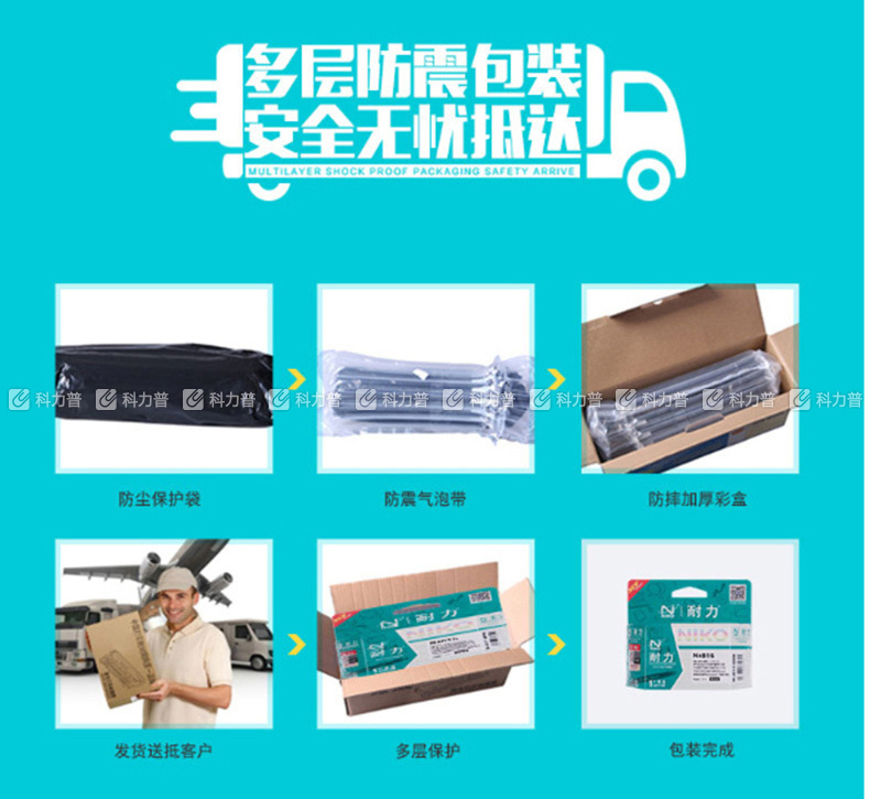 耐力 NIKO 墨盒 100ml (青色) (连供墨水，适用于Epson桌面打印机连续供墨设备)