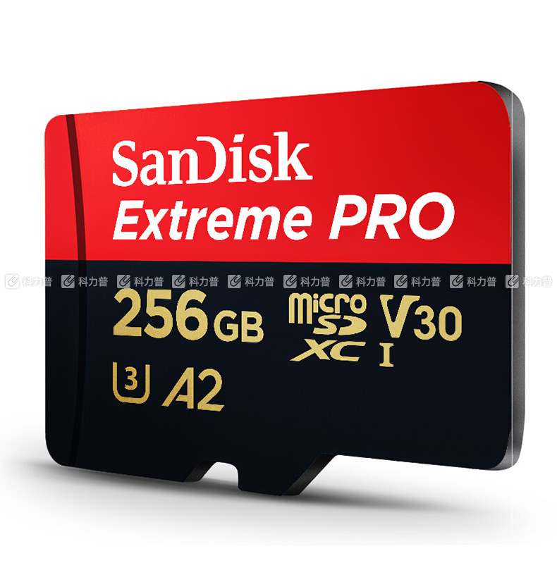 闪迪 SanDisk 存储卡 U3 C10 V30 A2 4K 256GB  TF储存卡 至尊超极速移动版读速170MB/s 写速90MB/s