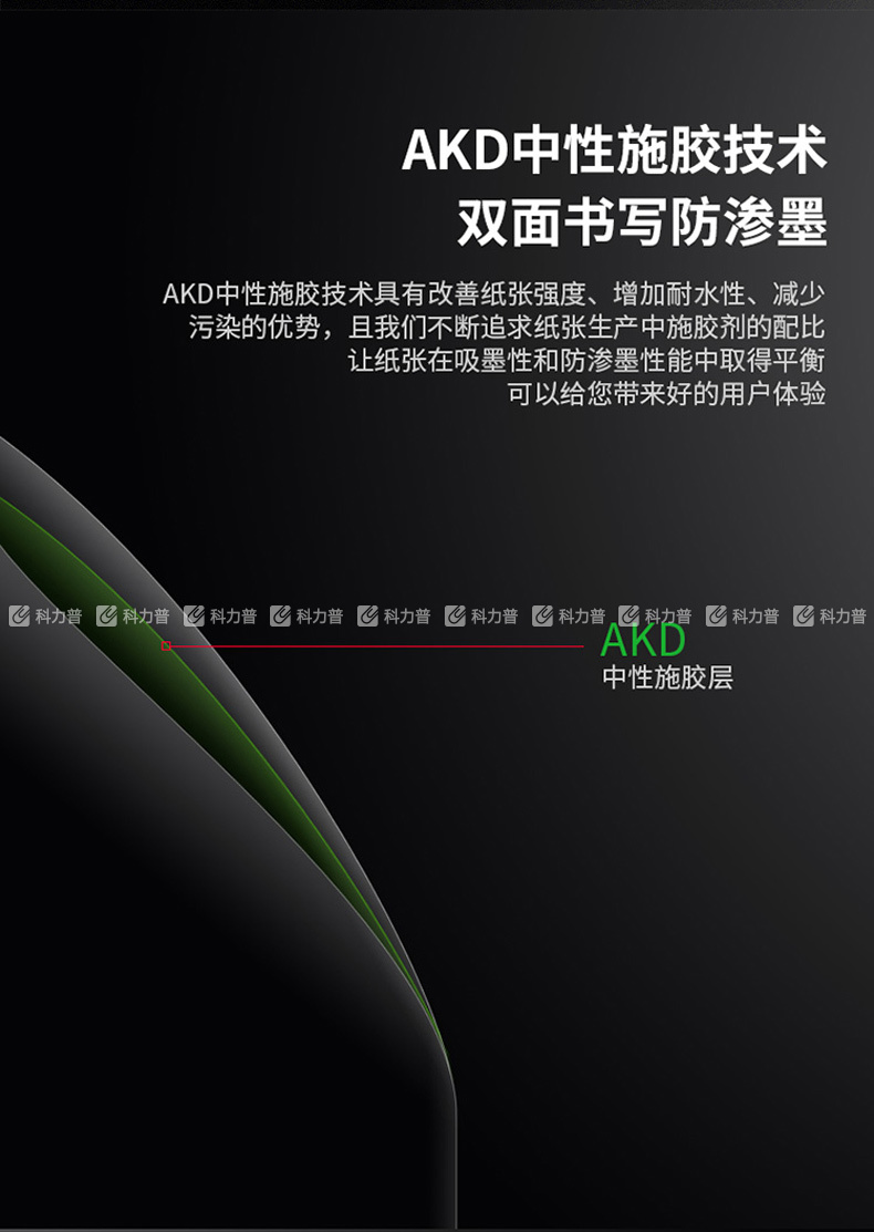 得力 deli 莱茵河复印纸 A4 70g  500张/包 5包/箱