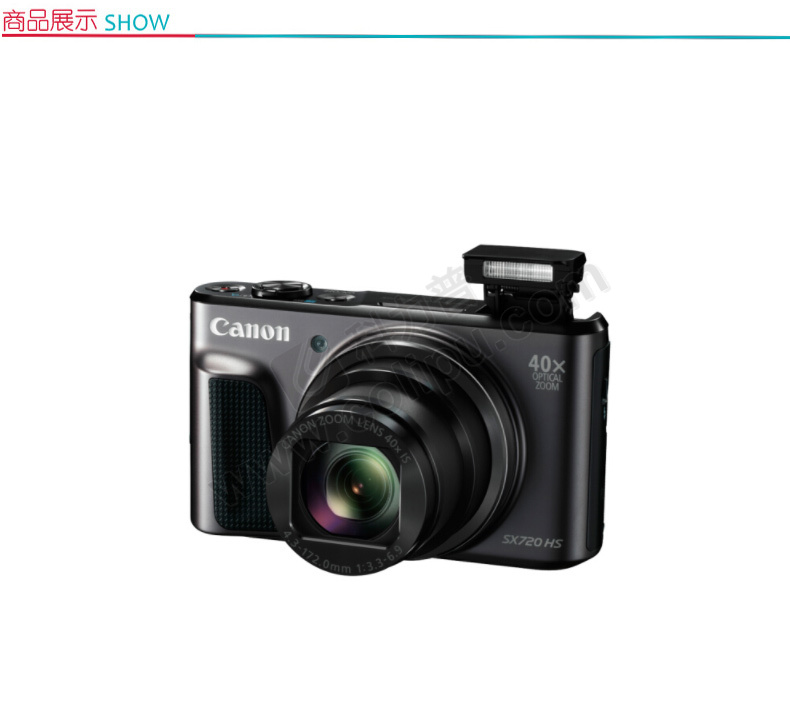 佳能canon 数码相机 powershot sx720hs (黑色)