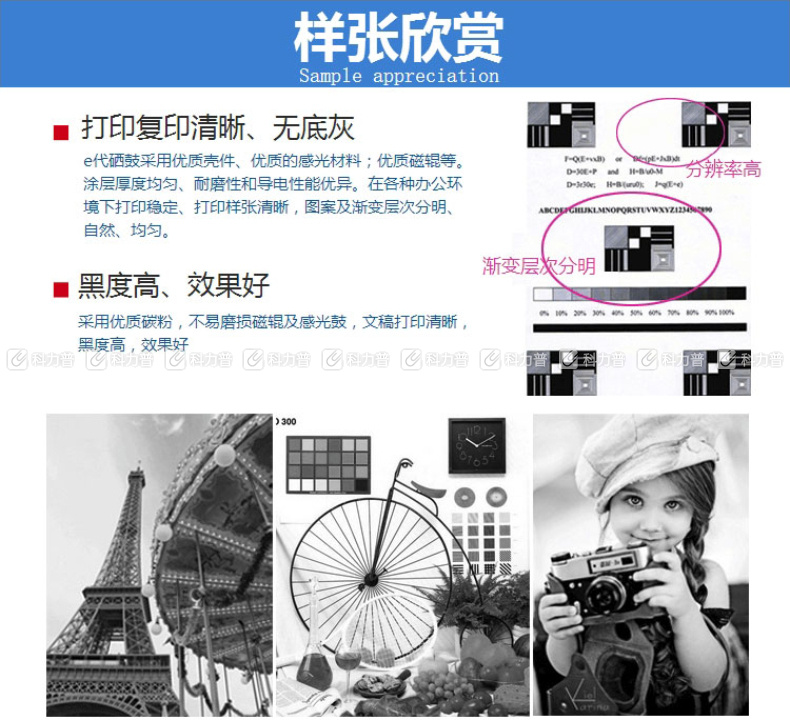 e代经典 美能达TN223粉盒四色套装黑蓝黄红 适用柯尼卡美能达 C226 C266;震旦 ADC225碳粉盒 