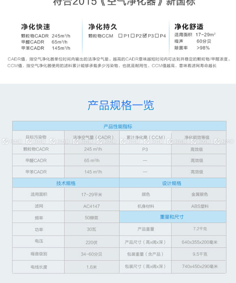 飞利浦 philips 空气净化器 ac4074