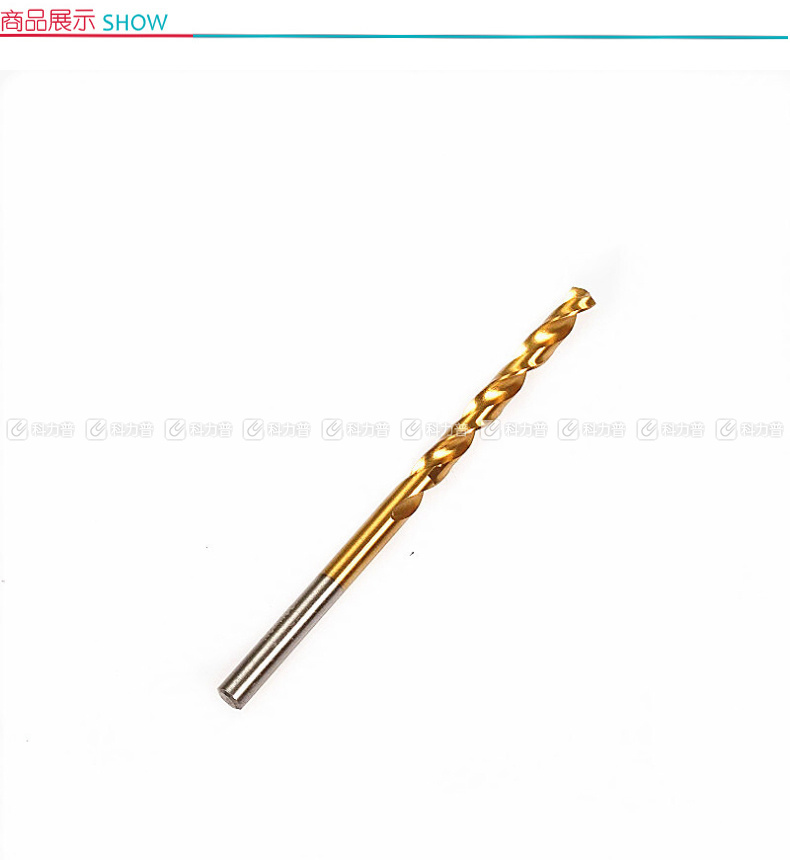 力易得 Endura 直柄镀钛高速钢麻花钻6.2mm E0330 
