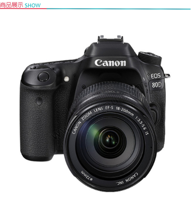 佳能canon 单机身 eos 80d 单反 (黑色)