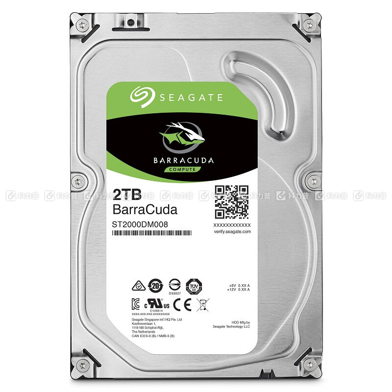 希捷seagate 台式机硬盘 酷鱼系列 st2000dm008 2tb 7200转 256m sata
