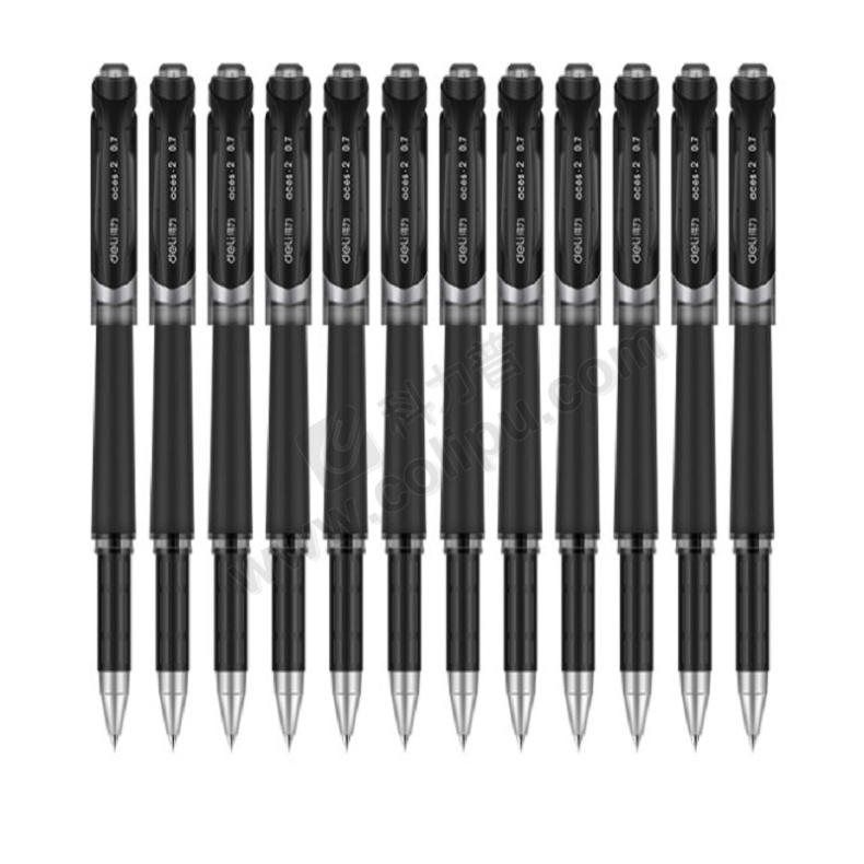 得力deli 中性笔 s21 0.7mm 12支/盒-晨光科力普办公用品官网