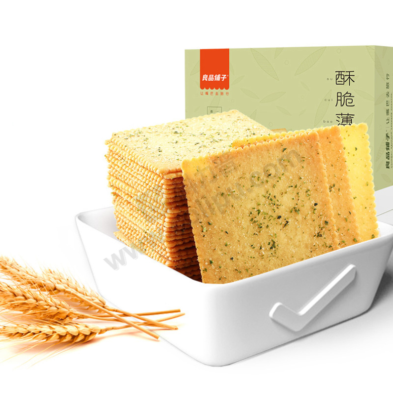 良品铺子 酥脆薄饼 300g/盒
