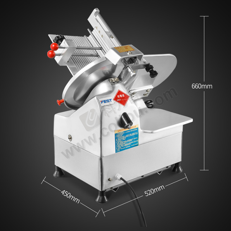 fest 全自动羊肉卷切片刨肉机切肉机台式 cand-00010