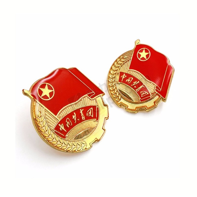 欧唛oumai 共青团团徽 磁扣款 2.5cm (本色) 10枚/组