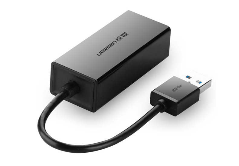 绿联 UGREEN 有线千兆网卡 20256 USB3.0 (黑色)