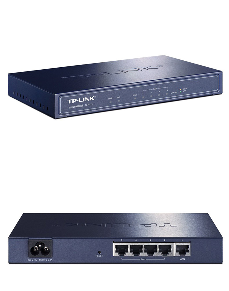 普联 TP-LINK VPN路由器 TL-R473 4个100M LAN口 