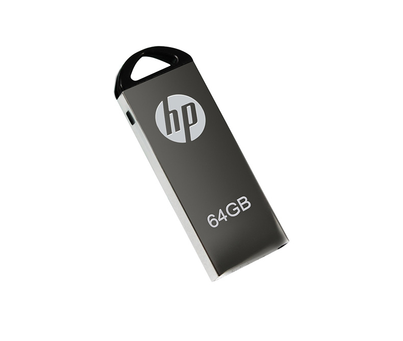 惠普 HP U盘 V220W 64GB (银黑)