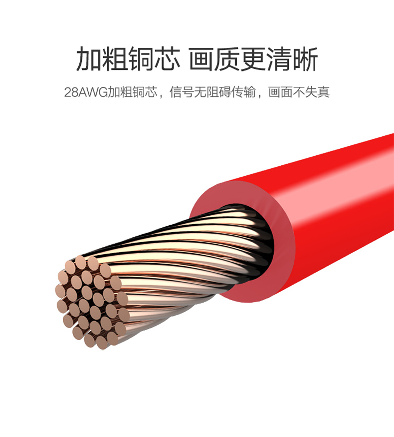 绿联 UGREEN VGA线 3+6 装修工程线 11631 3米 (黑色)