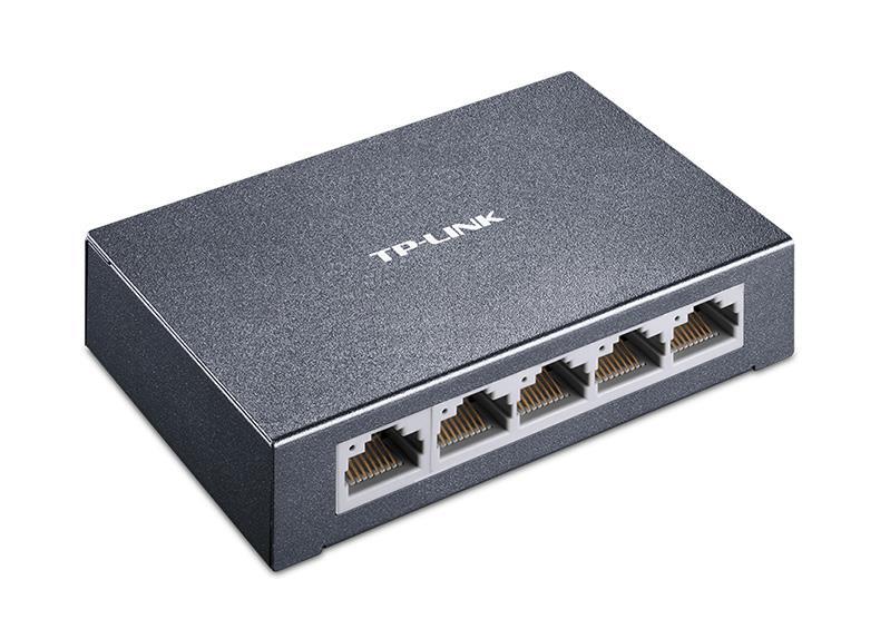 普联 TP-LINK 交换机 TL-SF1005D 5口百兆 铁壳 