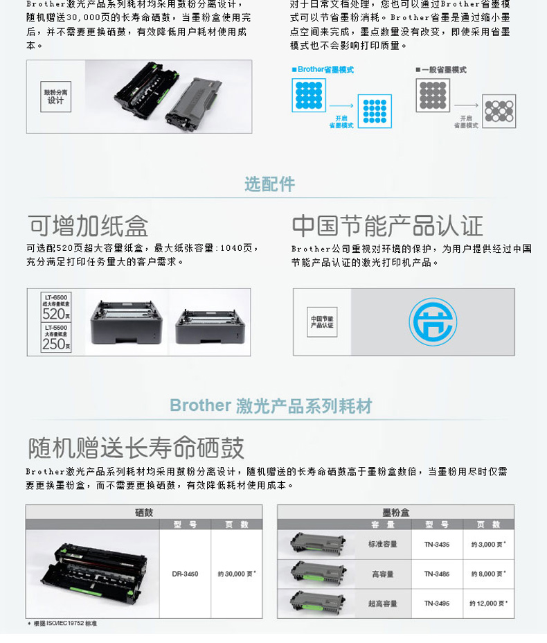 兄弟 brother A4黑白激光多功能一体机 MFC-8530DN （打印、复印、扫描、传真）