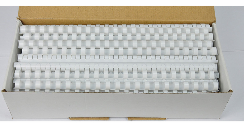 优玛仕 U-mach 21孔装订胶圈 38mm (白色) 50根/盒 (可装订＜360张)