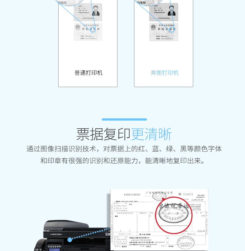 奔图 Pantum A4黑白激光多功能一体机 M6605N  (打印 扫描 复印 传真)