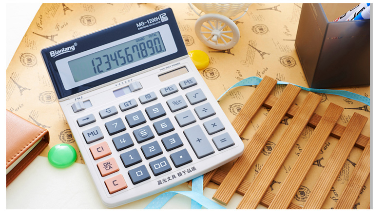 晨光 M＆G 标朗 桌面型计算器MG-1200H ADG98197  10台/包 60台/箱