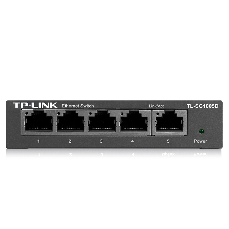 普联 TP-LINK 交换机 TL-SG1005D 5口千兆 