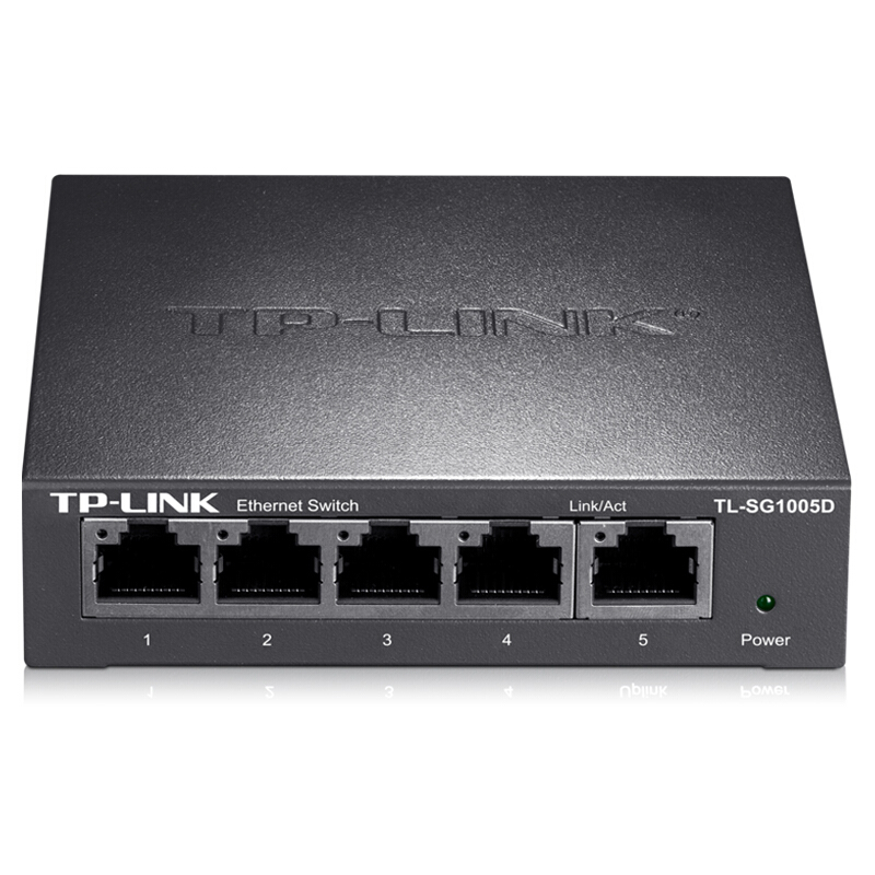 普联 TP-LINK 交换机 TL-SG1005D 5口千兆 