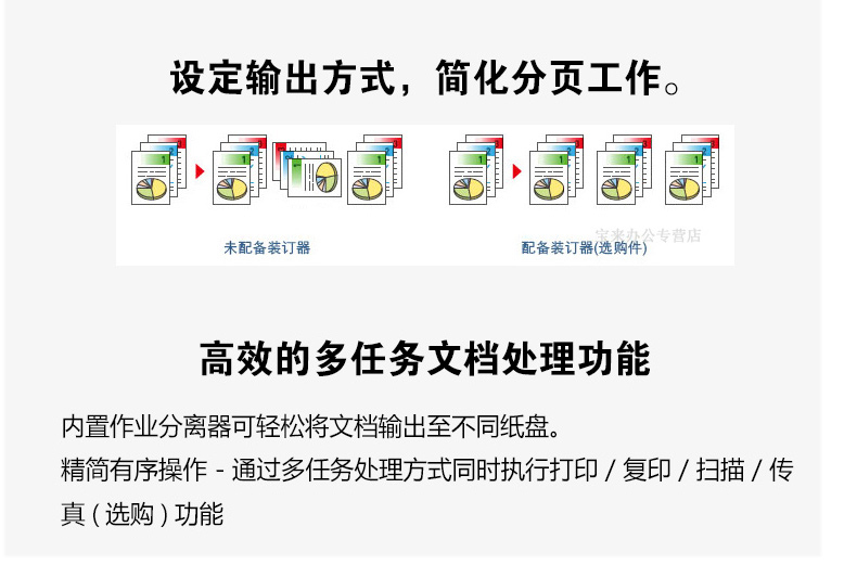 京瓷 Kyocera A3 彩色多功能复合一体机 FS-C8520MFP （单纸盒、双面输稿器、工作台）