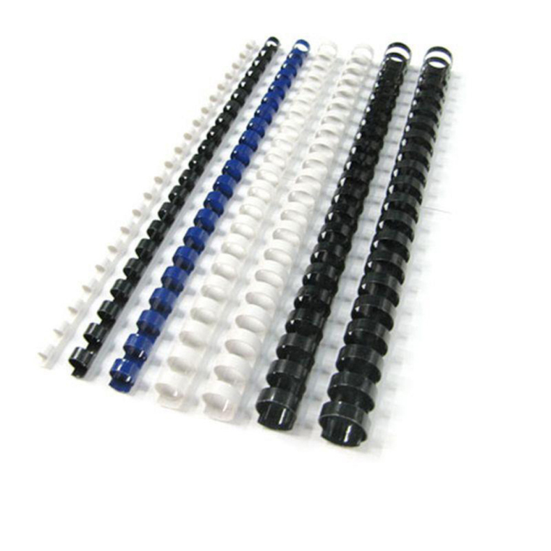 力晴 21孔装订胶圈 22mm (黑色) 50条/盒