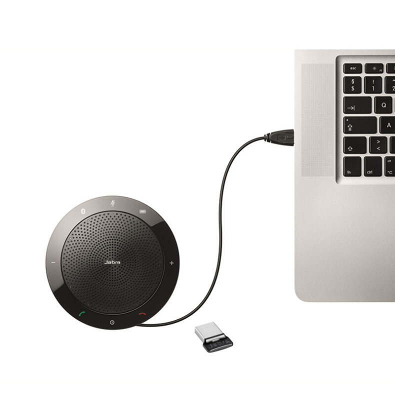 捷波朗 Jabra 免提通话扬声器 SPEAK 510+ MS 无线蓝牙 USB  360度麦克风 15小时电池 微软认证