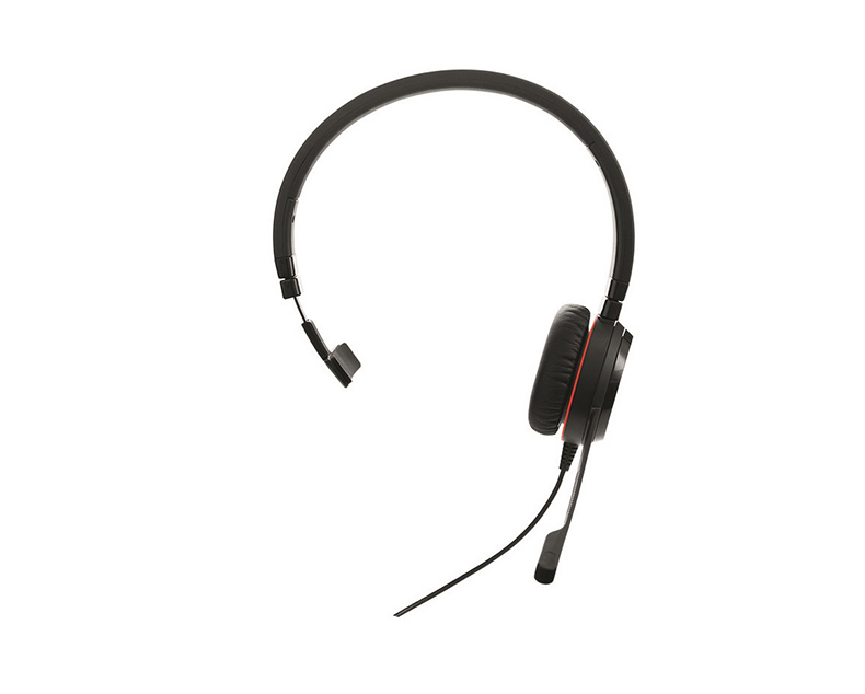 捷波朗 Jabra 统一通信耳麦 EVOLVE 30II MS Mono 单耳 USB+3.5mm接口  可调音量/闭音/挂接/降噪 智能切换 微软认证