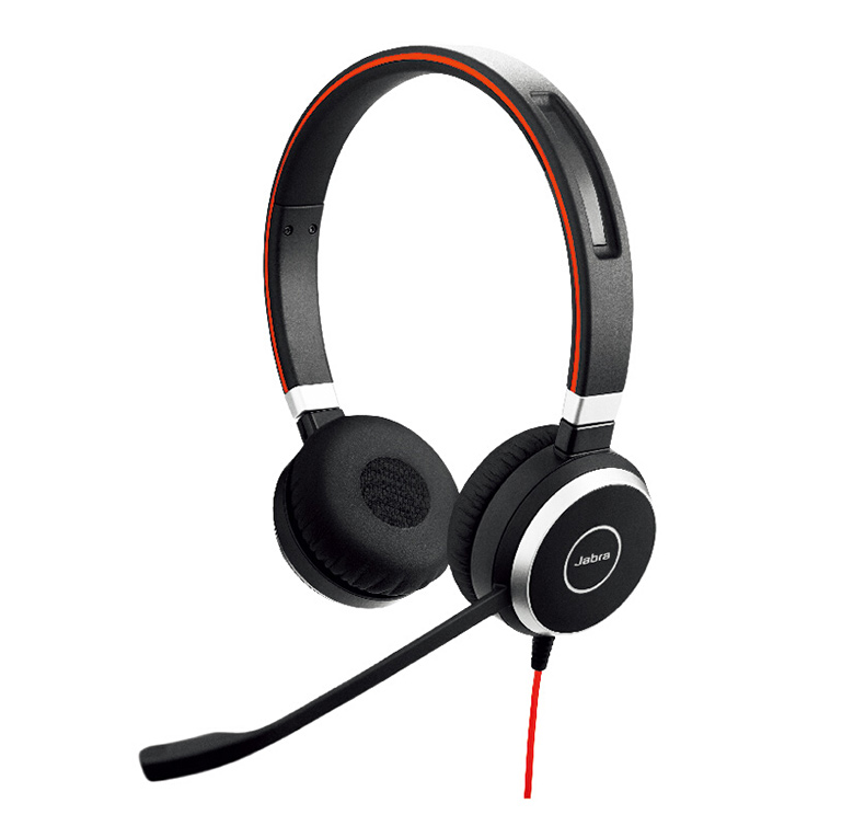 捷波朗 Jabra 统一通信耳麦 EVOLVE 40 MS Stereo 双耳 USB+3.5mm接口  可调音量/闭音/挂接/降噪 智能切换 微软认证