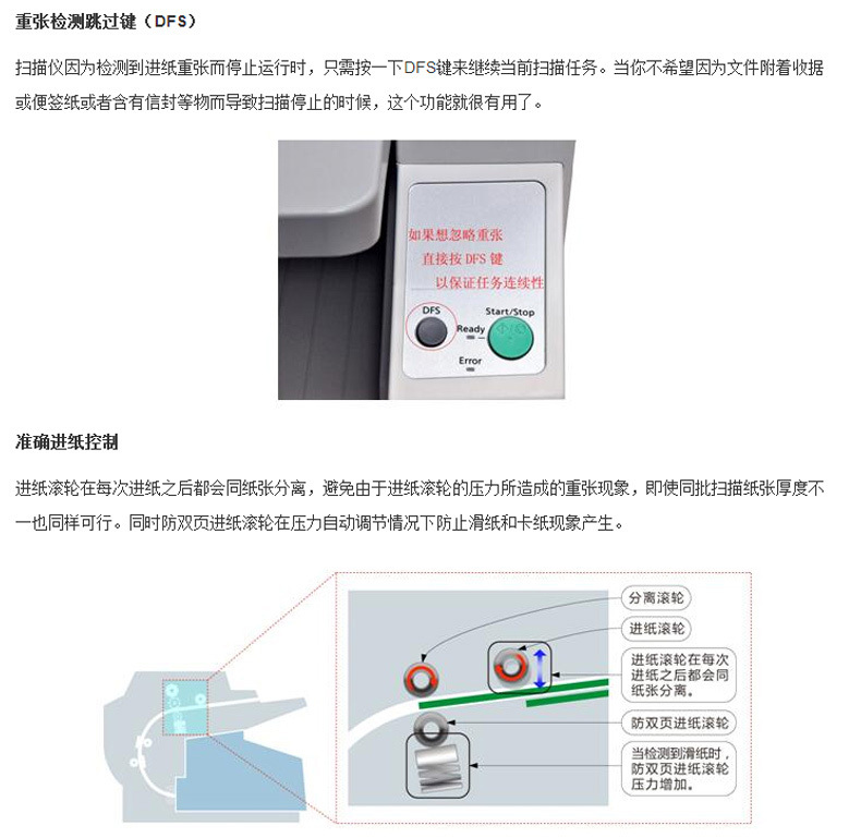 中晶 Microtek A3生产级高速扫描仪 S8090 (灰白色)