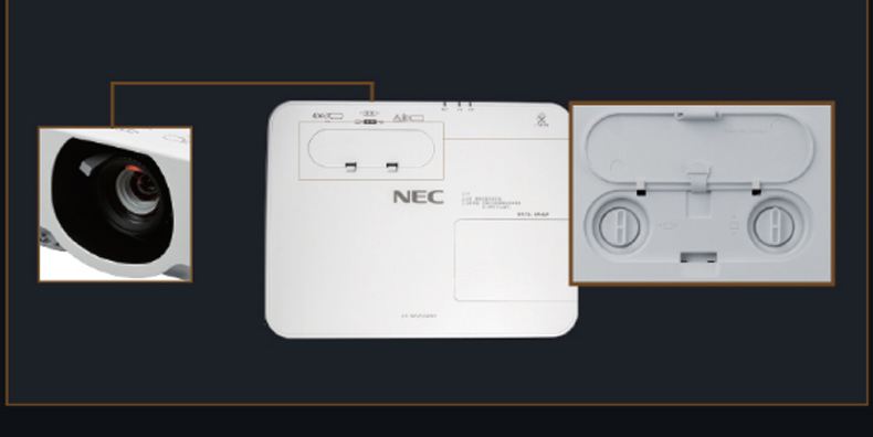 NEC 投影机 NP-CF6600W  (5500/WXGA/20000:1)线、辅材及安装等费用详询客服