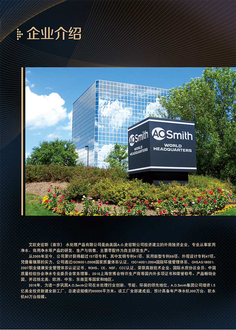 A.O.史密斯 A.O.Smith T系列商用净水一体机 BR800-EH30B  (销售款)