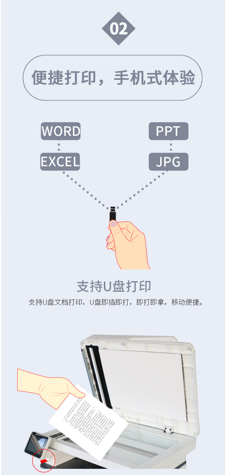 奔图 Pantum A4黑白激光多功能一体机 M7300FDN  (打印、复印、扫描、传真)