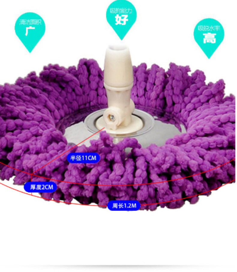 国产旋转拖把  25套/箱 1桶+1拖把 套装