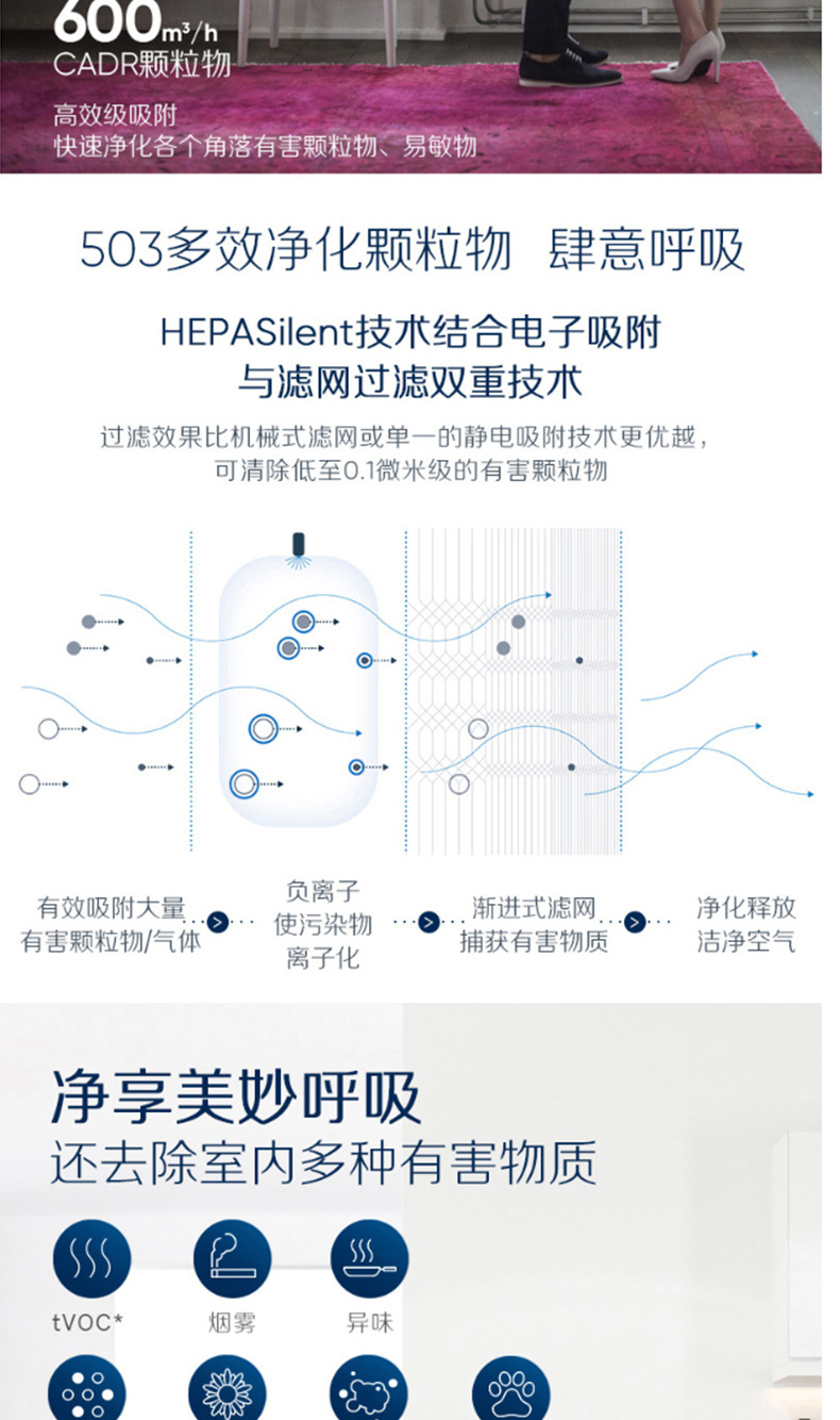 布鲁雅尔 Blueair 空气净化器月租赁费 503  (三个月起租)方案另外单位打包