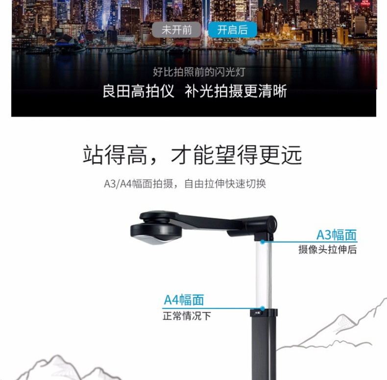 良田 Eloam 高拍仪 S1080AF 
