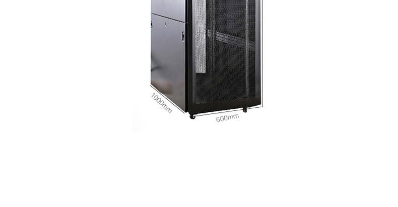 图腾 TOTEN 服务器机柜 K3.6042 前后网孔门 19英寸标准 黑色 42U2米 