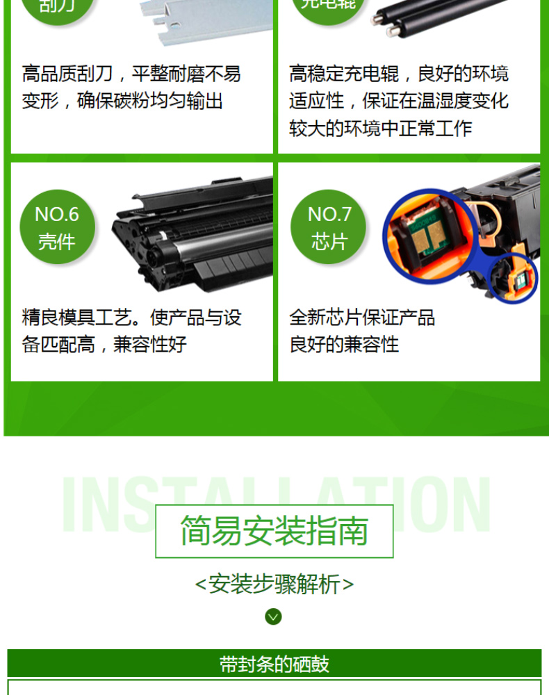 耐力 NIKO 鼓组件 N DR-2250 (黑色) 不含碳粉