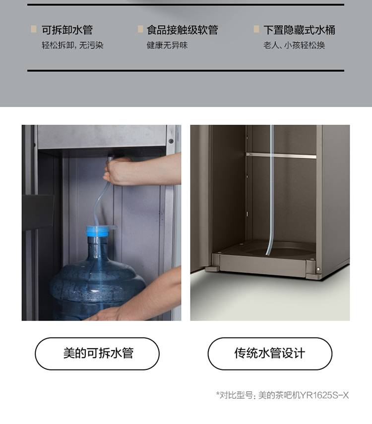 美的 Midea 立式温热型饮水机 YR1025S-W 