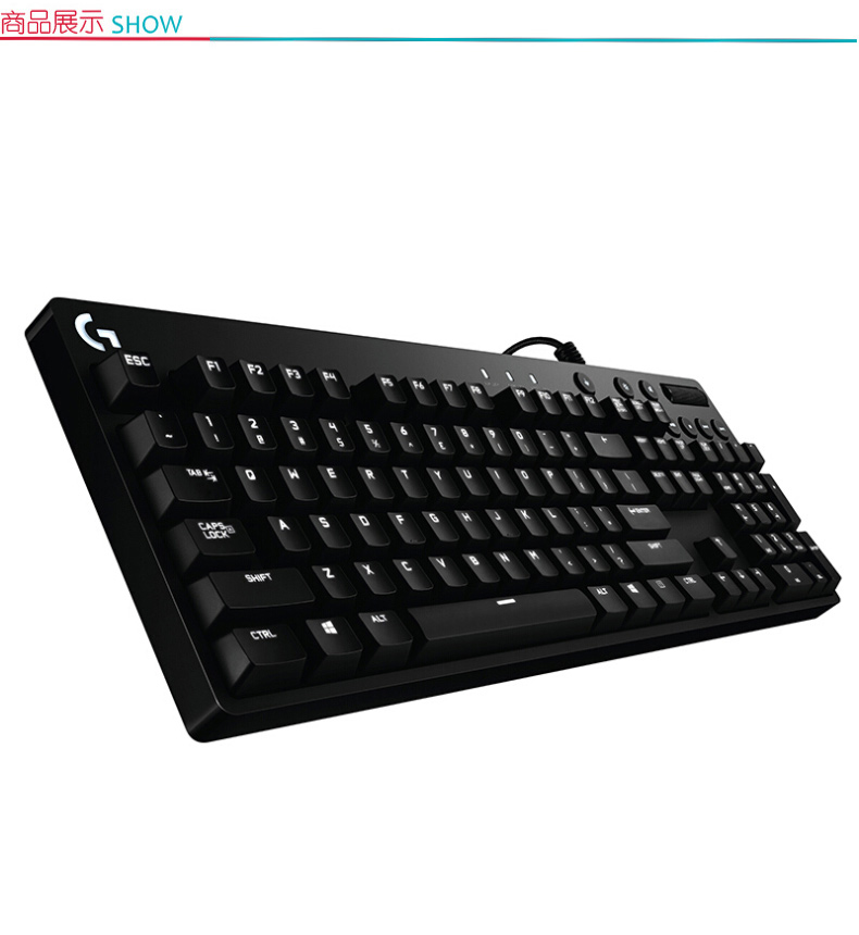 罗技 Logitech 机型键盘 G610 红轴 