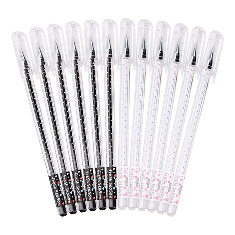 晨光 M＆G 全针管中性笔签字笔水笔 12支/盒 AGP67104 0.38mm (黑色)