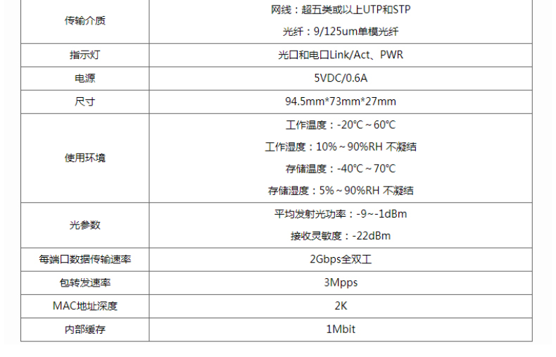 普联 TP-LINK 收发器 TL-FC311B-20 (黑色) 千兆单模单纤光纤 光电转换器(单只装)