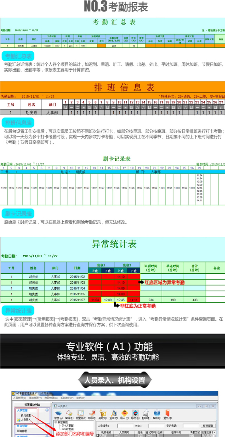 科密 Comet 考勤机 DF-702 