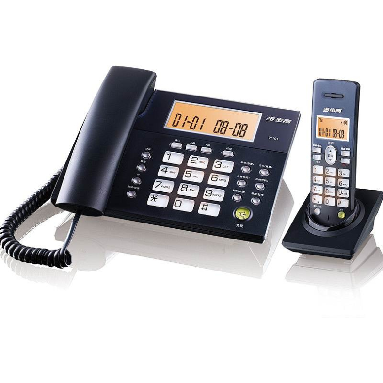 步步高 BBK 座机 无线子母机电话机 HWDCD007(101)TSD (白色)