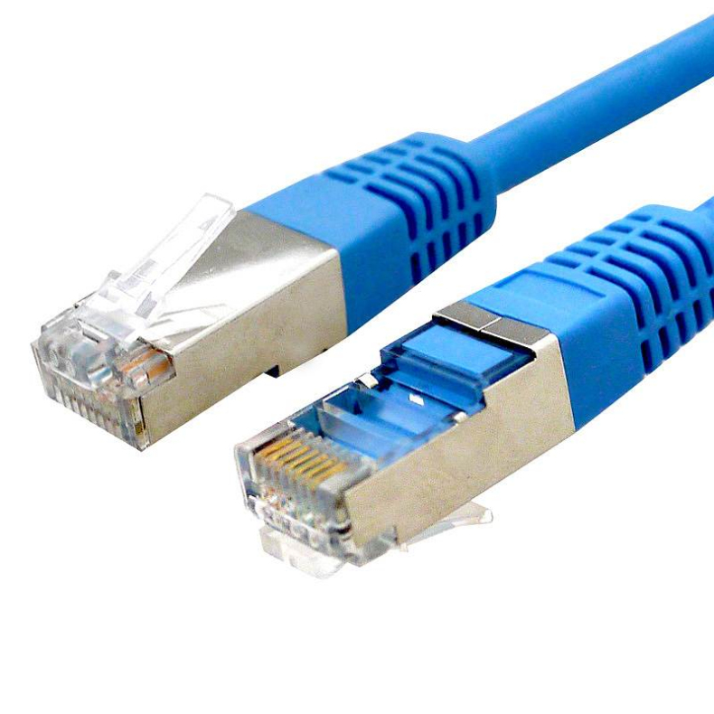 酷比客 L-CUBIC 六类单层屏蔽网线 LCLN6RRECSBU-1M 1M 用于电脑 路由器 交换机等设备之间相互连接 六类单层屏蔽网线 